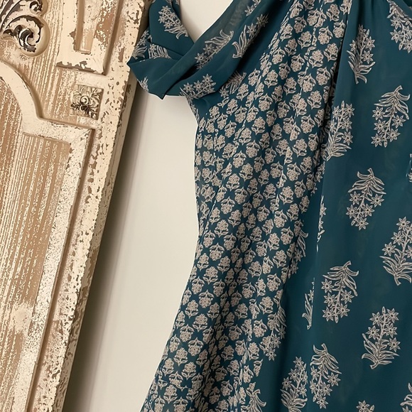 ALI MILES Flower Print Long Sleeve Top - Picture 2 of 4